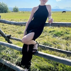 Floor Length Gorgeous Black Dress